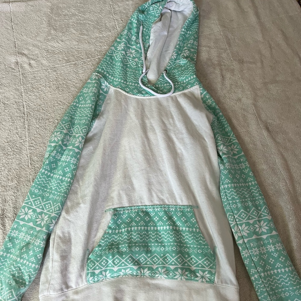 Blue and white Zumies hoodie
